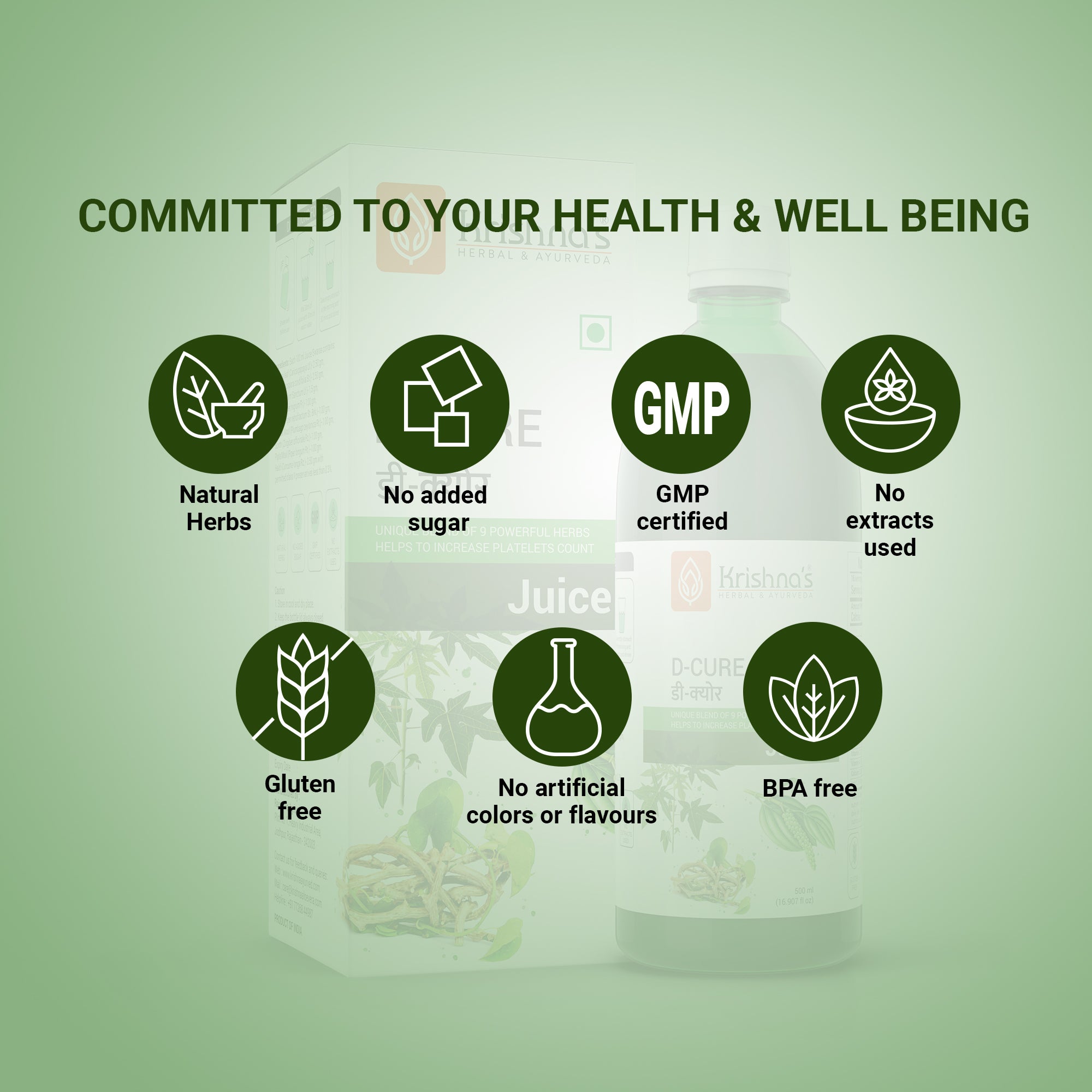 Krishna'S Herbal & Ayurveda Dcure Juice