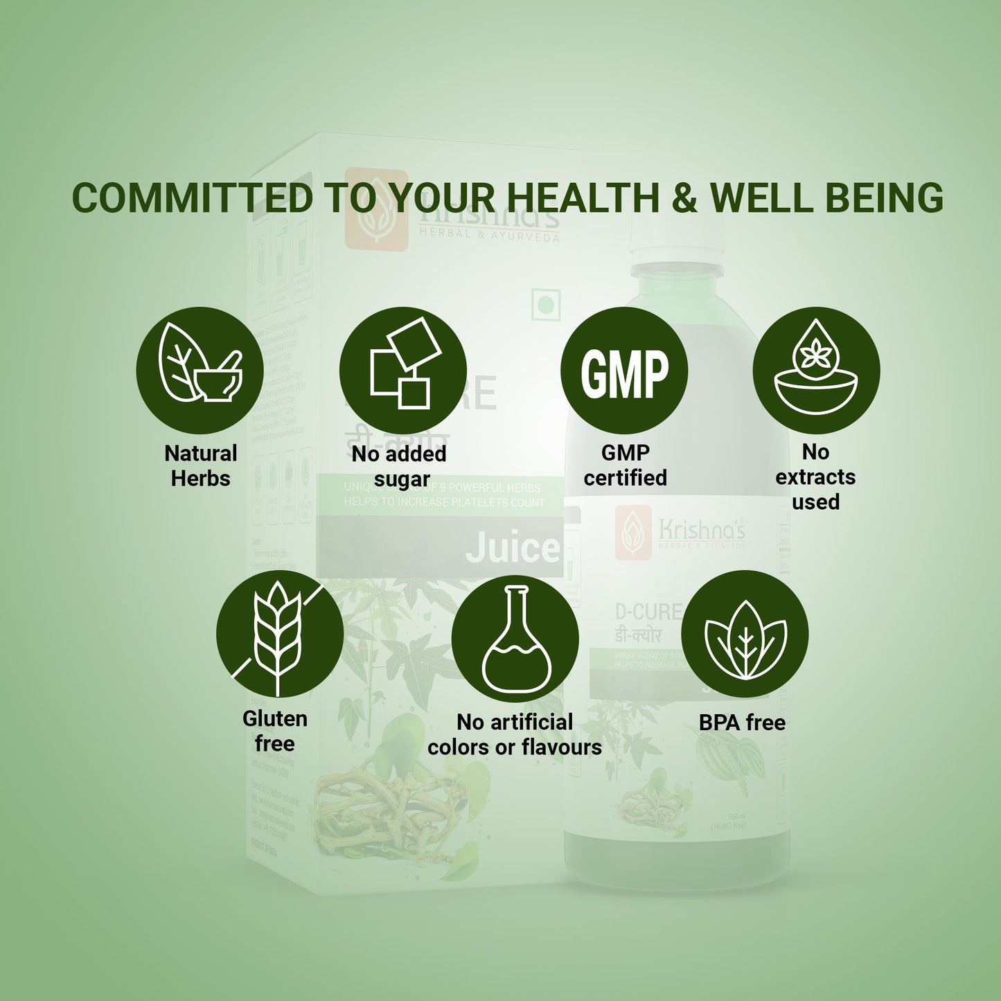 Krishna'S Herbal & Ayurveda Dcure Juice - Distacart