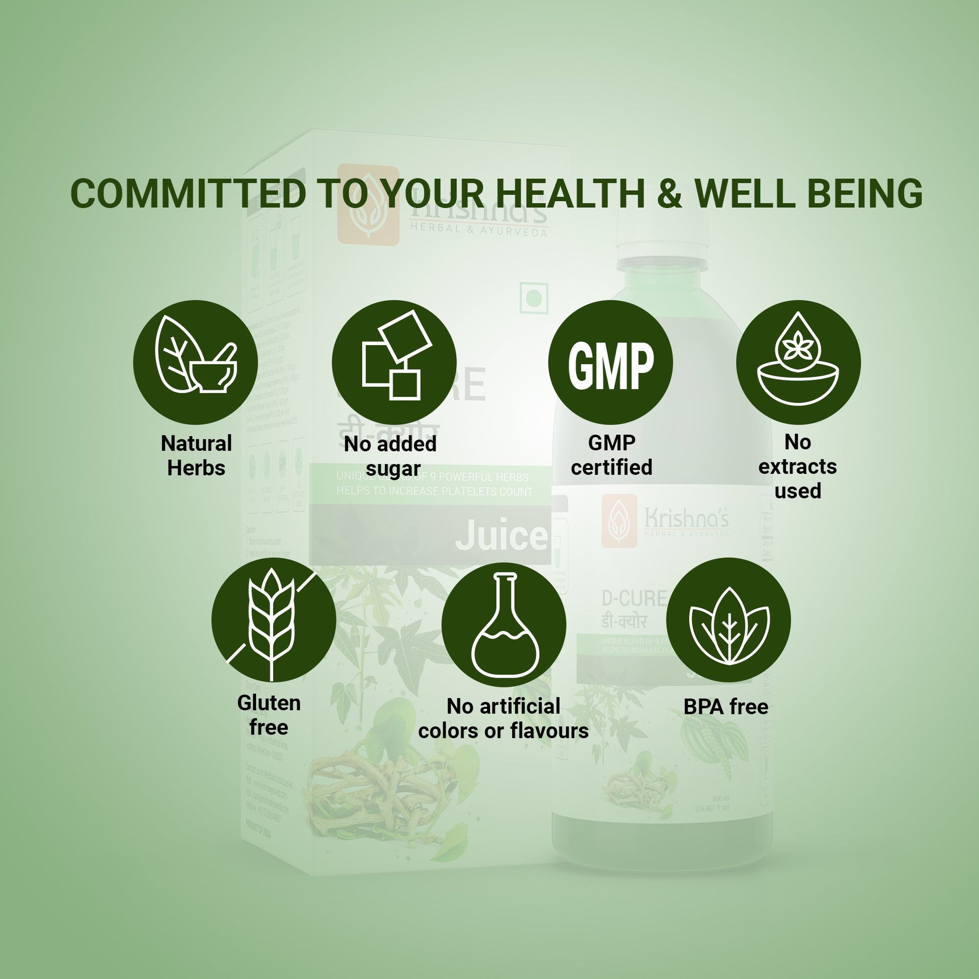 Krishna'S Herbal & Ayurveda Dcure Juice - Distacart