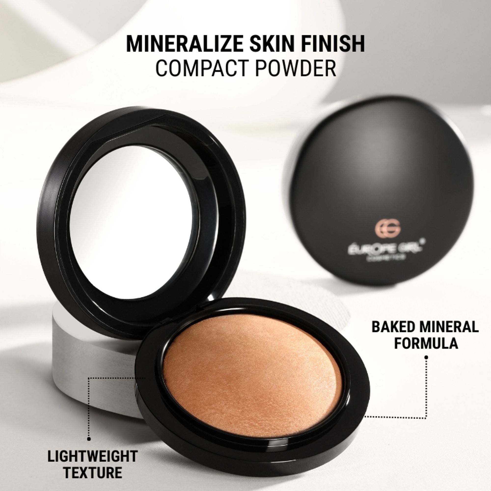 Europe Girl Mineralize Skin Finish Compact Powder - 50 - Distacart