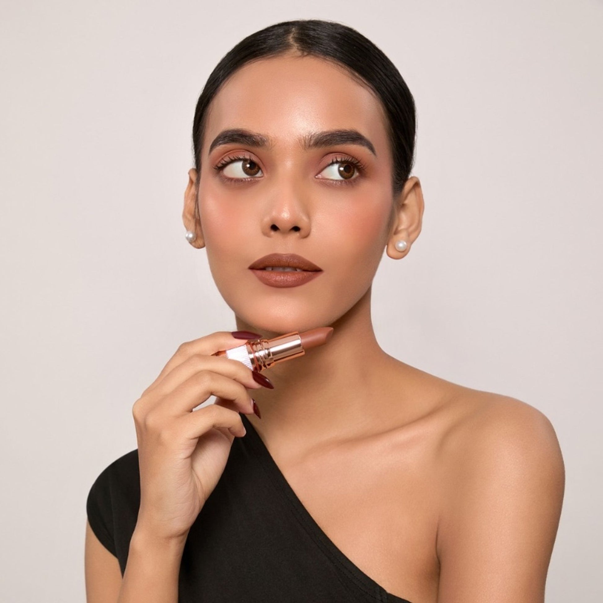 Europe Girl Silky Matte Lipstick - EG-17 Espresso - Distacart