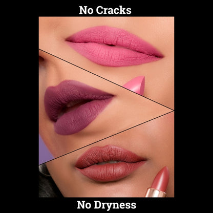 Europe Girl Silky Matte Lipstick - EG-08 Flame - Distacart