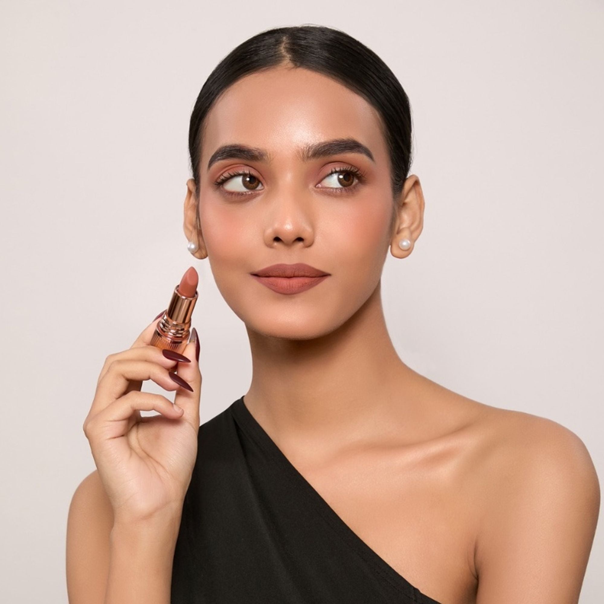Europe Girl Silky Matte Lipstick - EG-07 Pumpkin Spice - Distacart