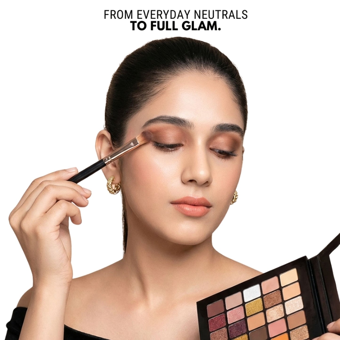Europe Girl 40 Colour Eyeshadow Palette - Neutral Tone - Distacart