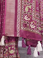Thumbnail for Anouk Printed Zari Bandhani Saree - Distacart