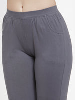 Thumbnail for TAG 7 Women Pack of 2 Solid Ankle-Length Leggings - Distacart