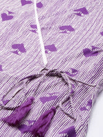 Thumbnail for Anouk Women Printed Angrakha Kurta With Trousers - Distacart