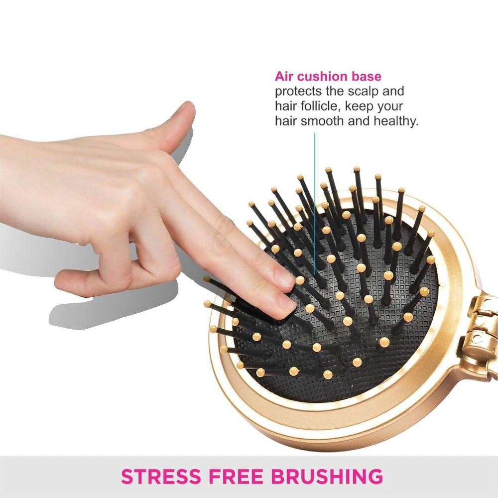 Vega Compact Folding Hair Brush - Dista
