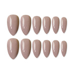 Thumbnail for shills professional reusable press on nails almond spn615