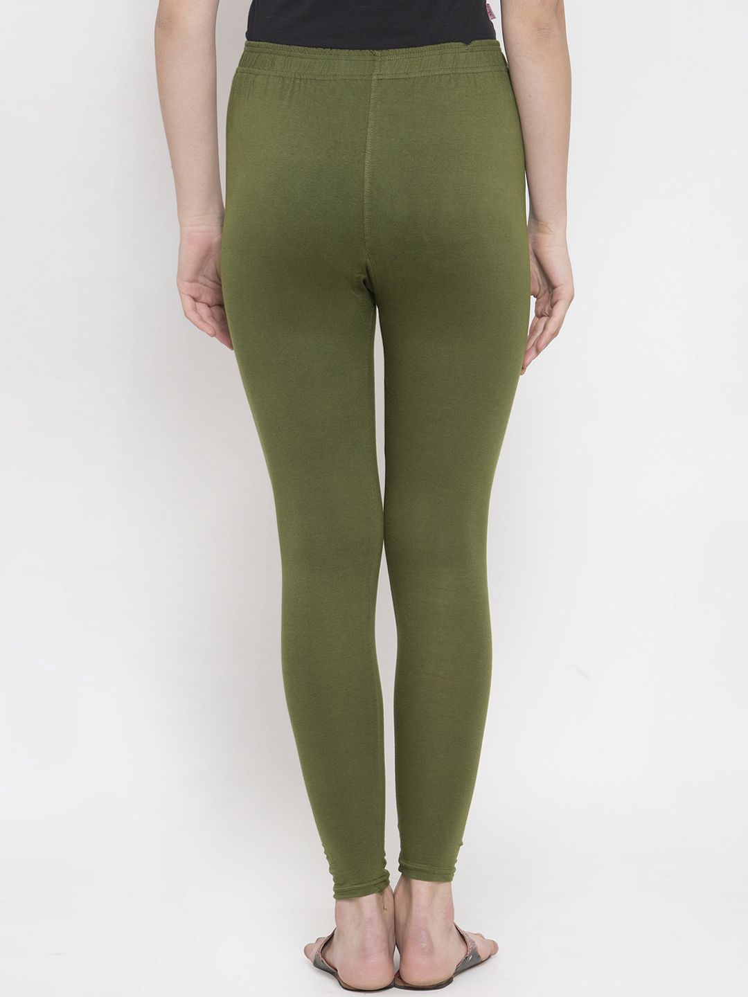 TAG 7 Women Pack Of 2 Solid Ankle-Length Leggings - Distacart