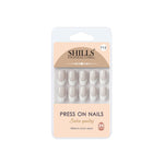 Thumbnail for shills professional reusable press on nails french oval spn712
