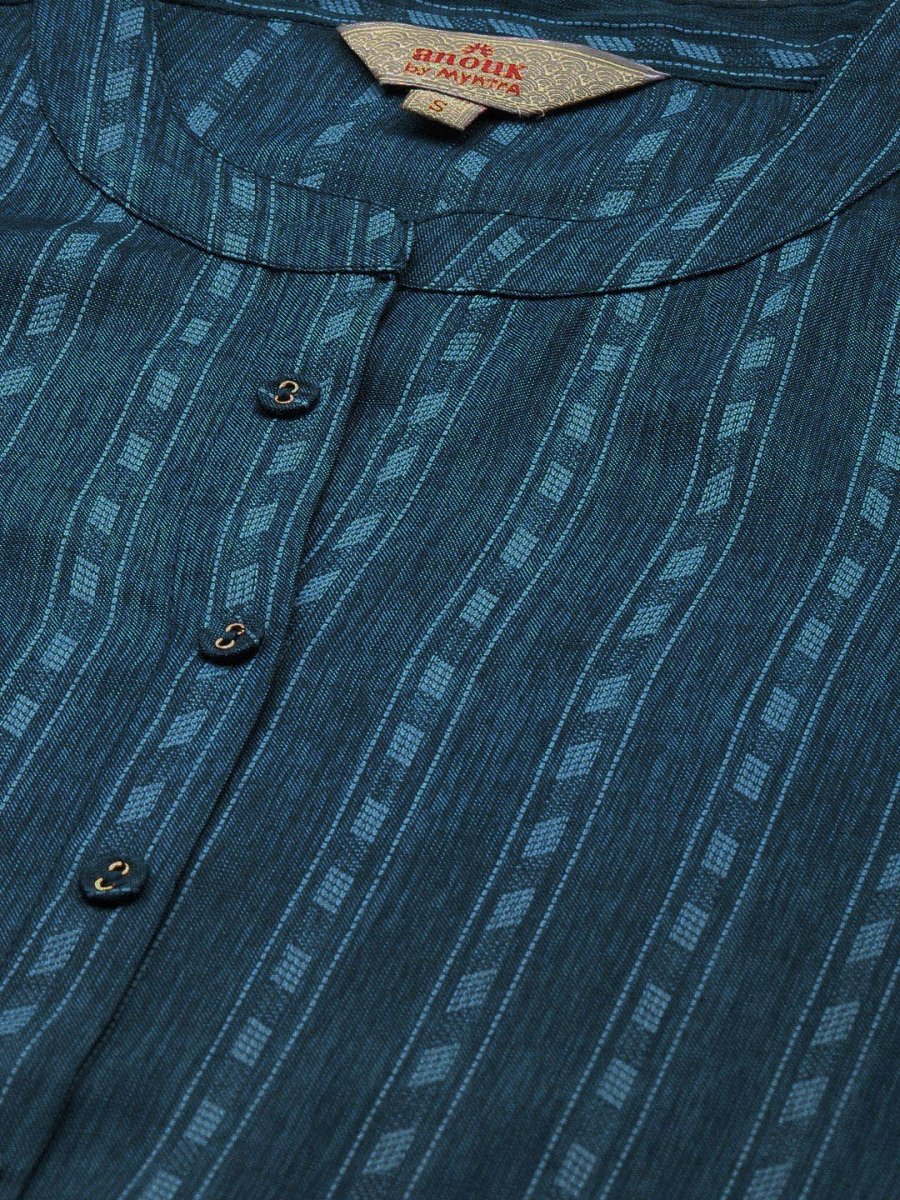 Anouk Striped Kurta - Distacart