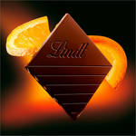 Thumbnail for Lindt Excellence Orange Intense Dark Chocolate - Dista
