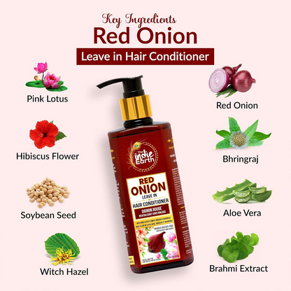 The Indie Earth Advanced Red Onion Hair Care Trio - Distacart