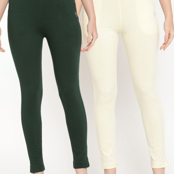 TAG 7 Women Pack of 2 Ankle-Length Leggings - Distacart
