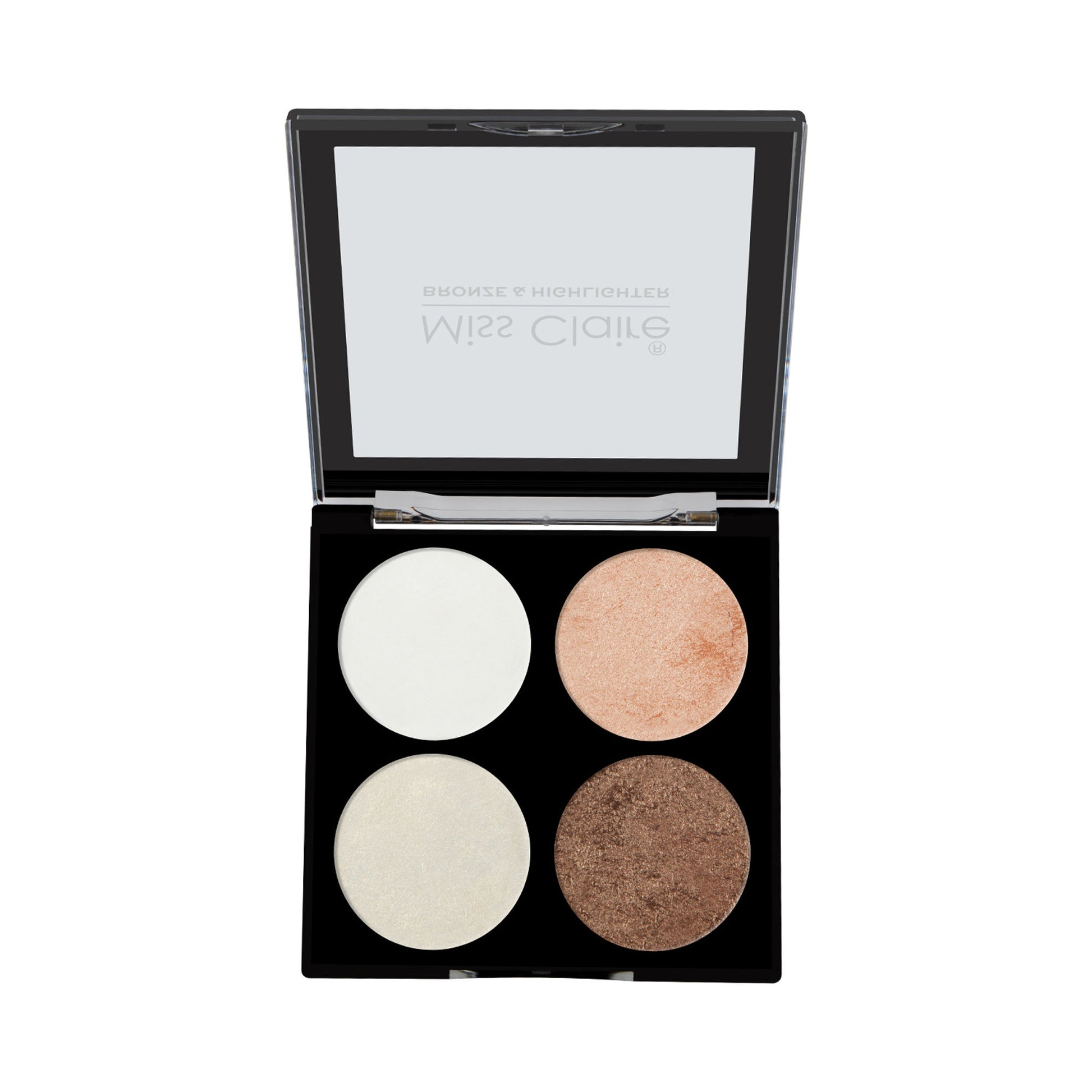Miss Claire Bronze & Highlighter Makeup Studio Palette - 4 - Distacart