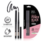 Thumbnail for Swiss Beauty You & Eye Power Black Kajal - Pack Of 2 - Distacart