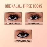 Thumbnail for Swiss Beauty You & Eye Power Black Kajal - Pack Of 2 - Distacart