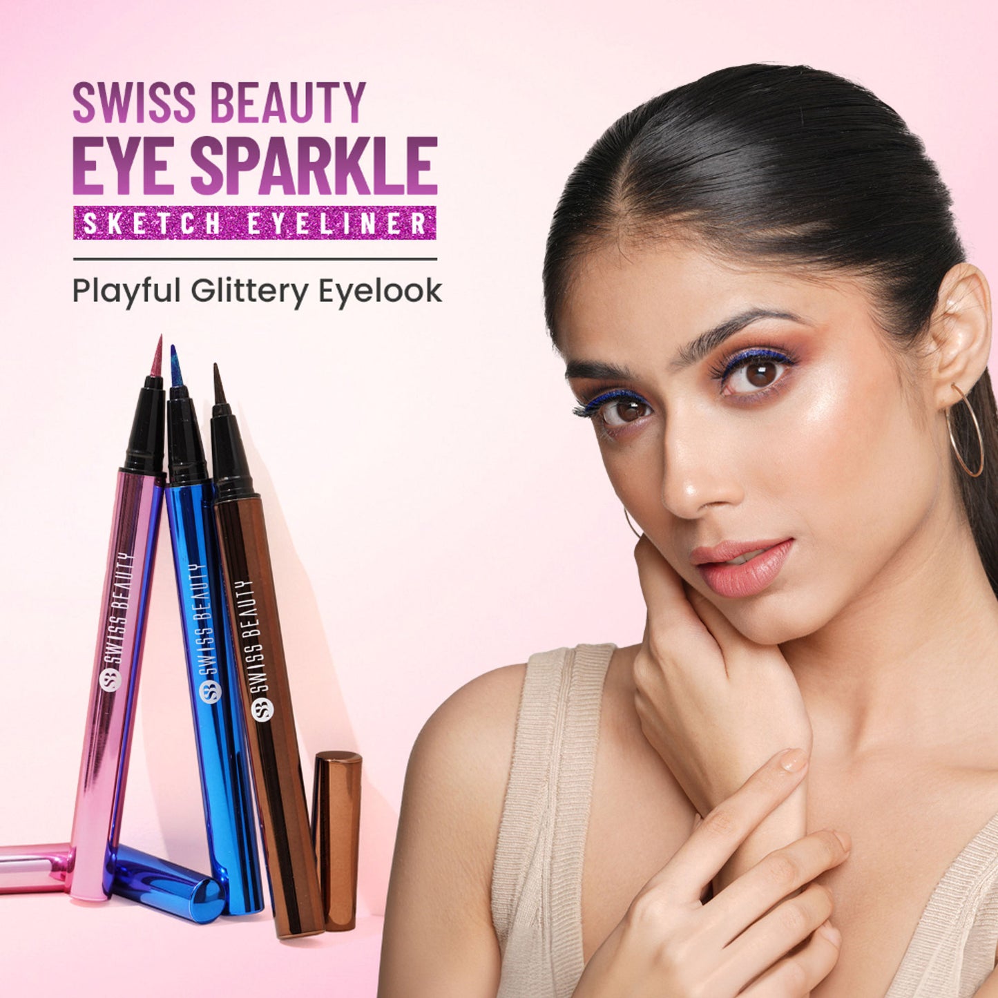 Swiss Beauty Eye Sparkle Sketch Liner - 1 Sparkle Silver - Distacart