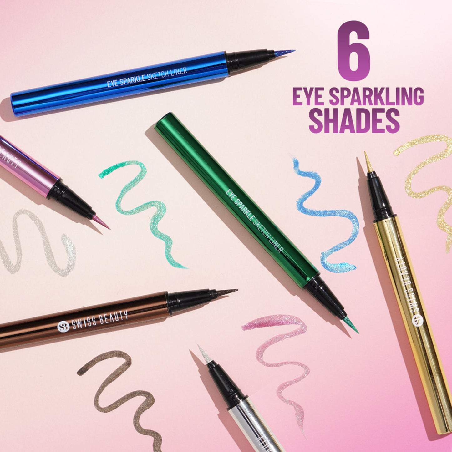 Swiss Beauty Eye Sparkle Sketch Liner - 1 Sparkle Silver - Distacart