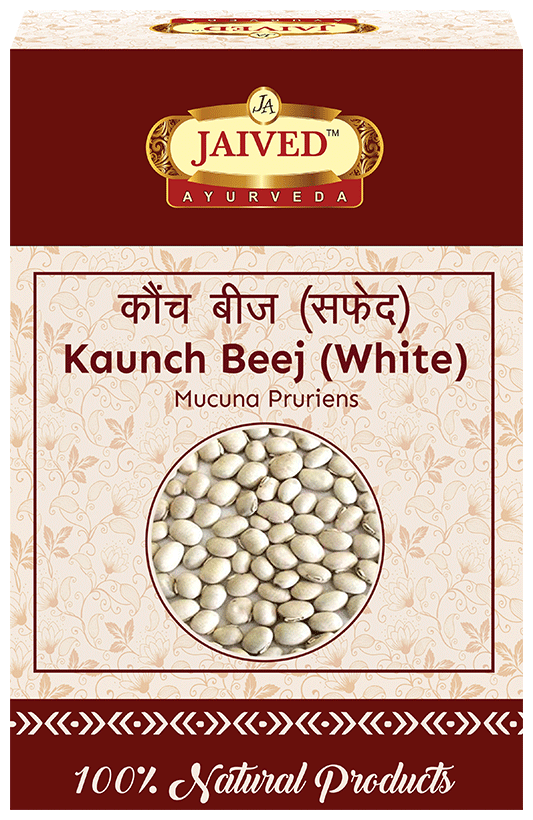 Jaived Ayurveda  Kaunch Beej (White) | Enhances Physical Endurance & Boosts Energy Levels