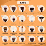 Thumbnail for Miss Claire M22 - Contour/Blush Brush - Rose Gold