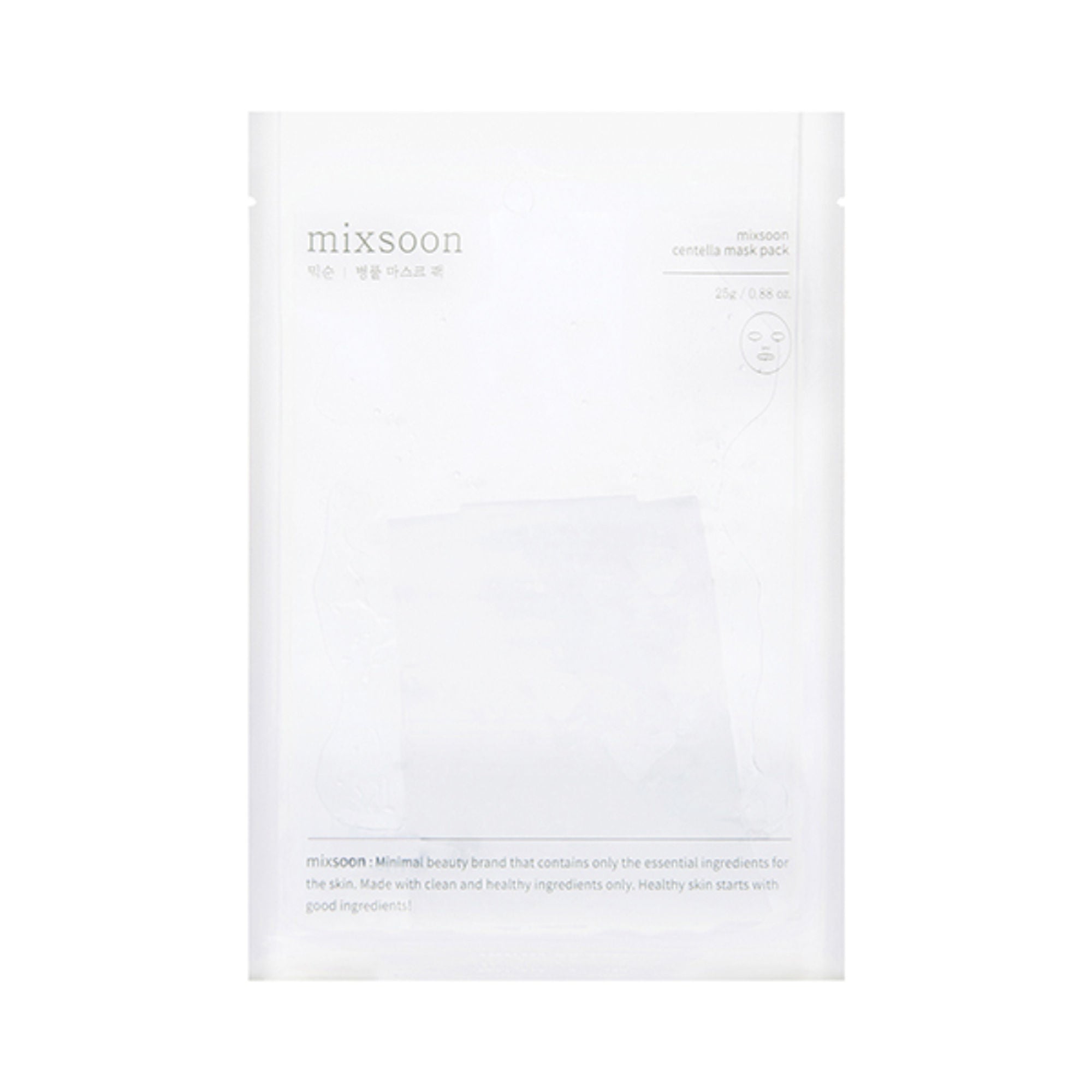 Mixsoon Centella Mask Pack, Calms Redness, Soothes Sensitive & Acne-Prone Skin