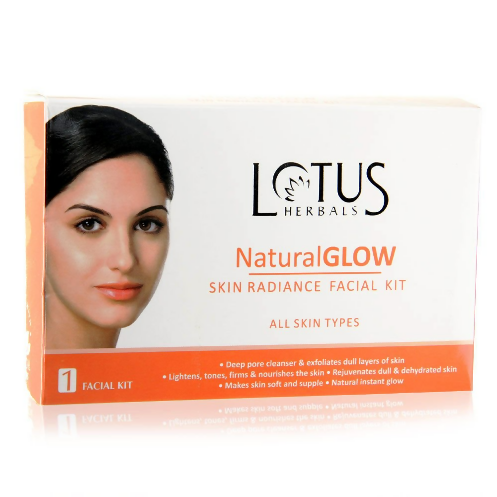 Lotus Herbals Natural Skin Glow Radiance Facial Kit - Distacart