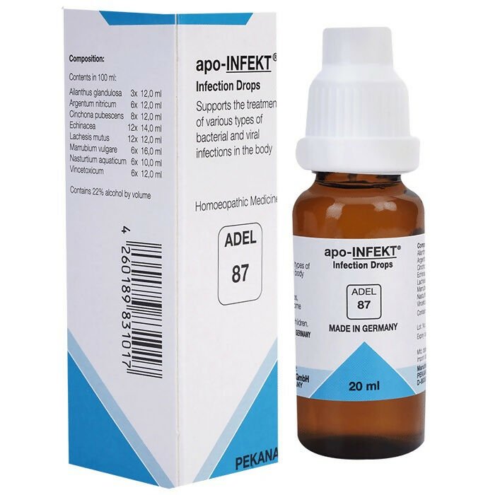 Adel Homeopathy 87 Apo-Infekt Drop - Distacart