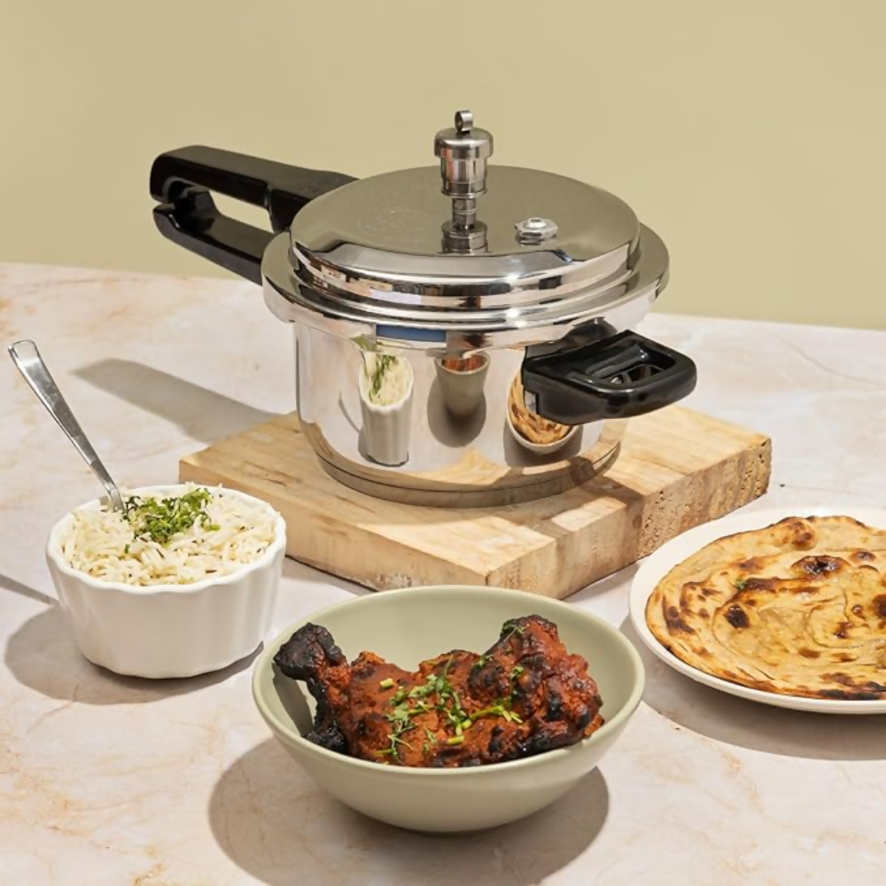 Vinod 18/8 Stainless Steel Outer Lid Pressure Cooker - Dista