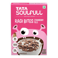 Thumbnail for Tata Soulfull Ragi Bites Strawberry Fills Breakfast Cereal - Distacart