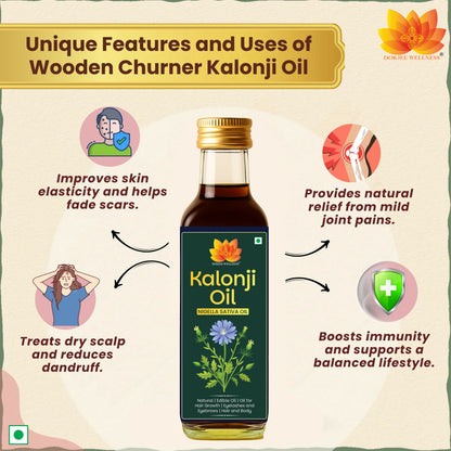 Dorjee Wellness Wood Pressed Kalonji (Black Seed) Oil - Distacart
