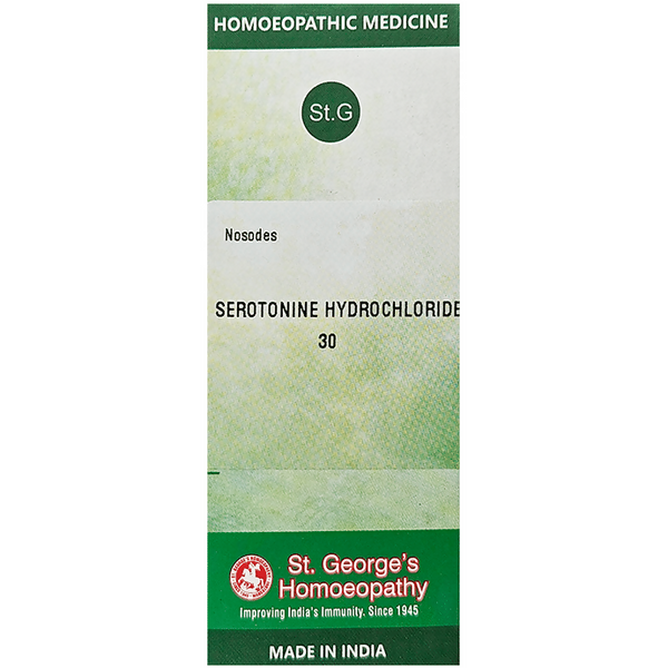 St. George's Homeopathy Serotonin Hydrochloride Dilution - Distacart