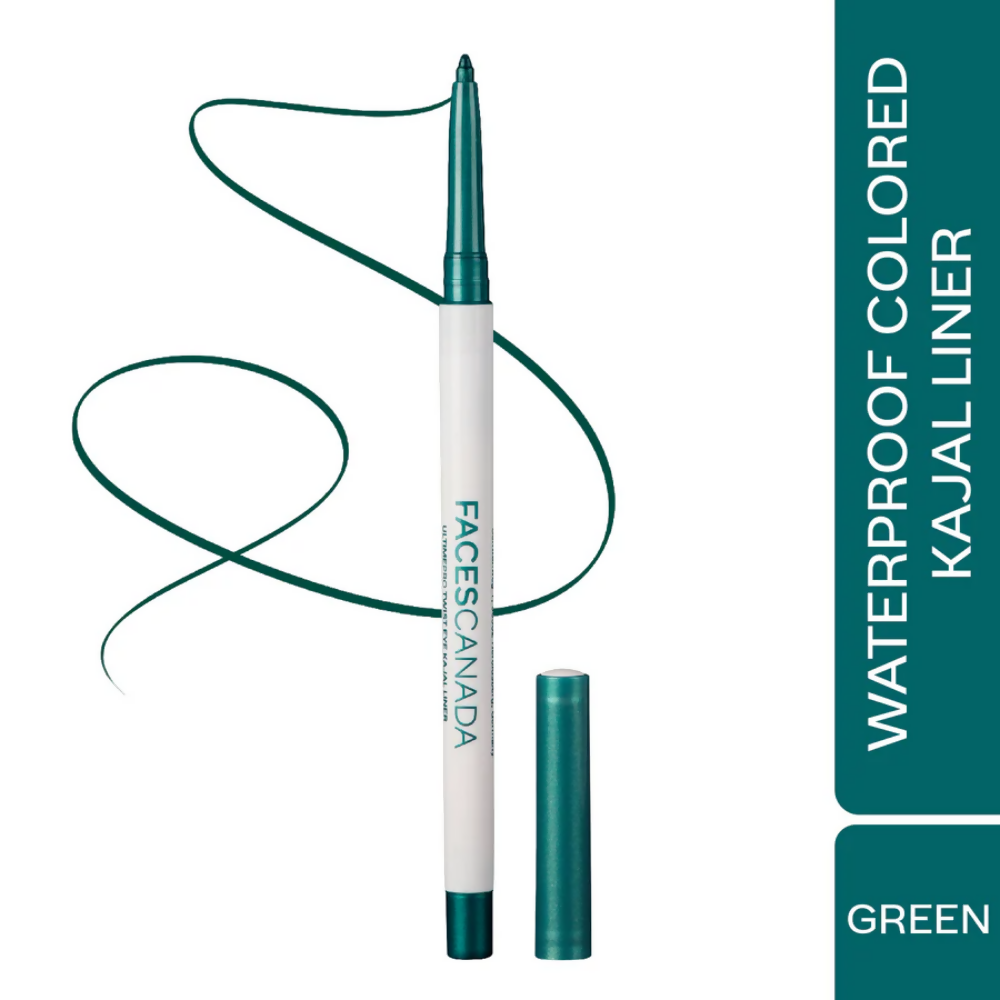 Faces Canada Ultime Pro Twist Eye Kajal Liner - Green 06 - Distacart