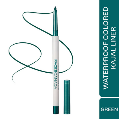 Faces Canada Ultime Pro Twist Eye Kajal Liner - Green 06 - Distacart