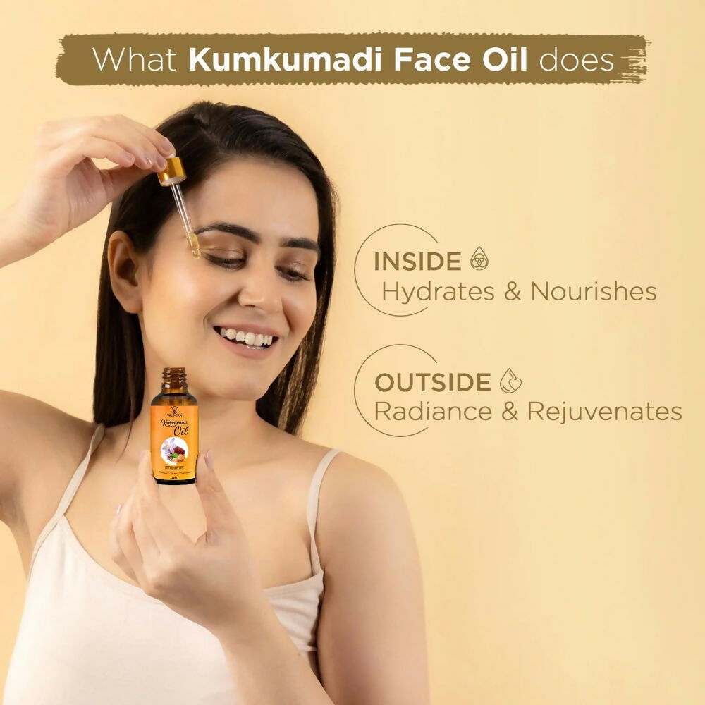 Wildera Kumkumadi Facial Oil For Glowing, Skin Nourishment - Distacart