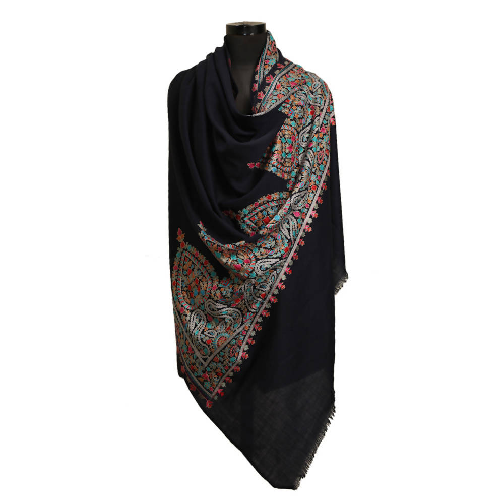 Nizalia Cashmere Fine Wool Paper Mache Shawl