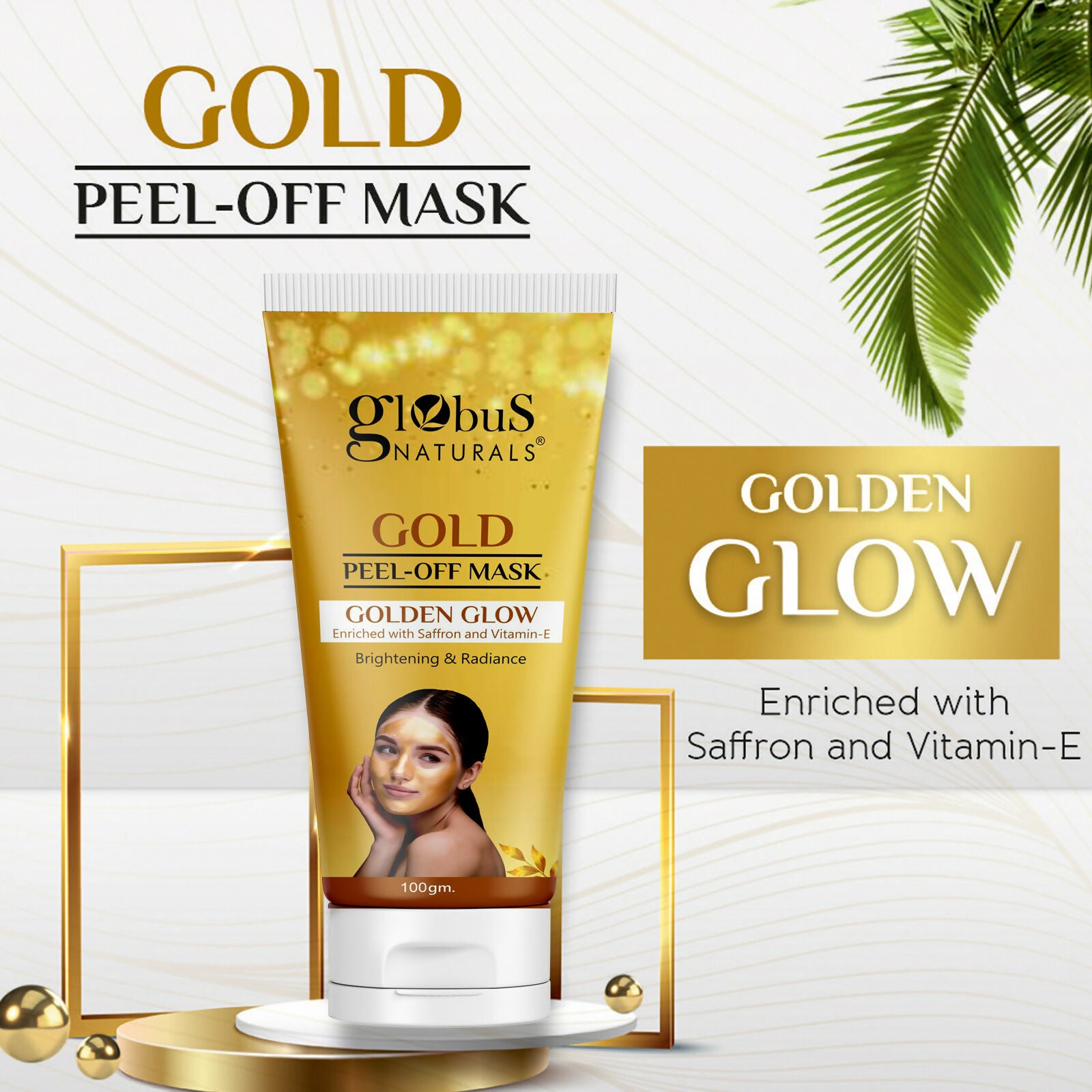 Globus Naturals Gold Peel Off Mask - Distacart
