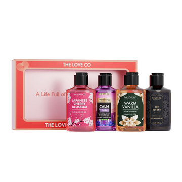 The Love Co. Gift Kits Collection Indulge In Shower Gels Opulent Bathing Experience - Distacart