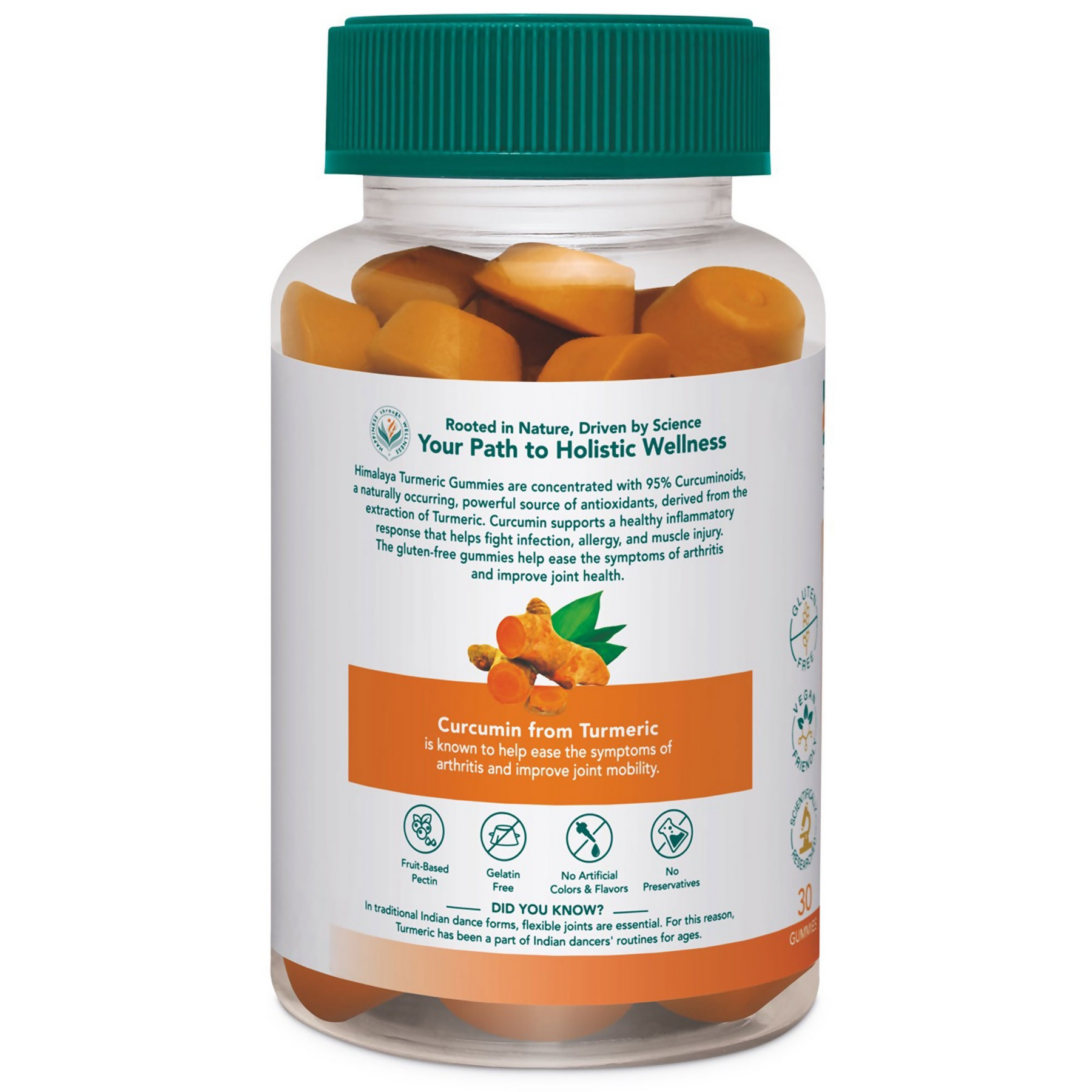 Himalaya Herbals Healthy Turmeric Gummies - Distacart