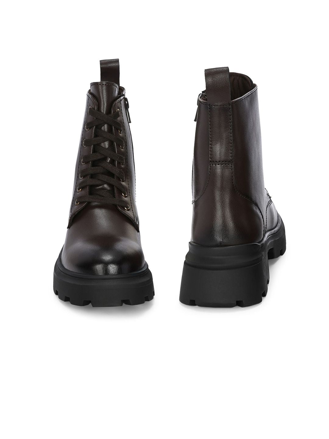 Delize Women High-Top Lace-Ups Winter Boots