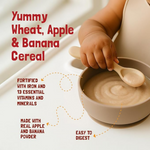 Thumbnail for Slurrp Farm No Added Sugar Instant Wheat Apple & Banana Cereal