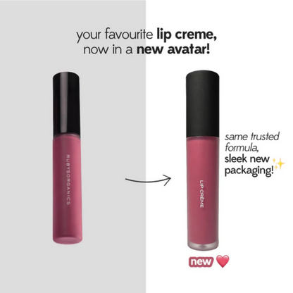Ruby's Organics Lip Crème - Wallflower - Distacart