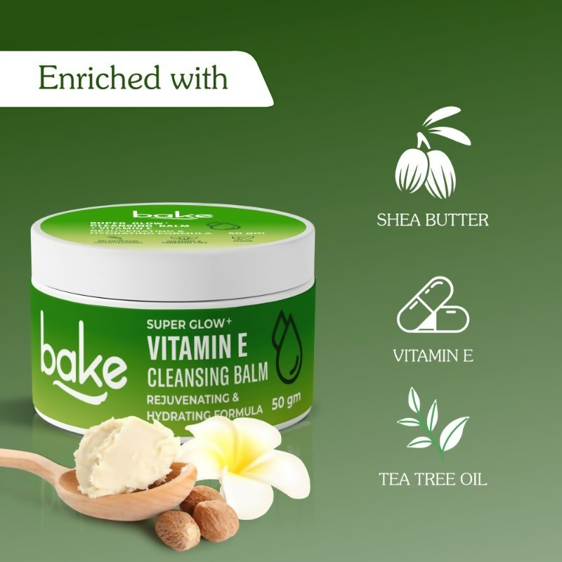 Bake Super Glow+ Vitamin E Cleansing Balm - Distacart