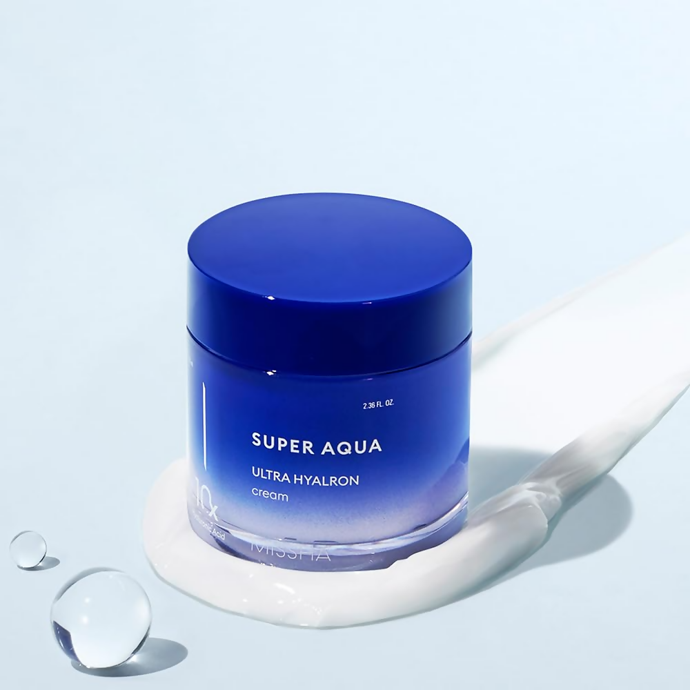 Missha Super Aqua Ultra Hyalron Cream For Intense Hydration And Skin Barrier Support - Distacart
