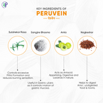 Thumbnail for Pathak Ayurvedic Pharmacy Peruvein Tablets - Distacart