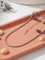 Thumbnail for NVR Women German Silver Oxidised Chain - Distacart