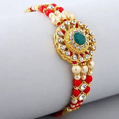 American Diamond Motif Style Rakhi usa