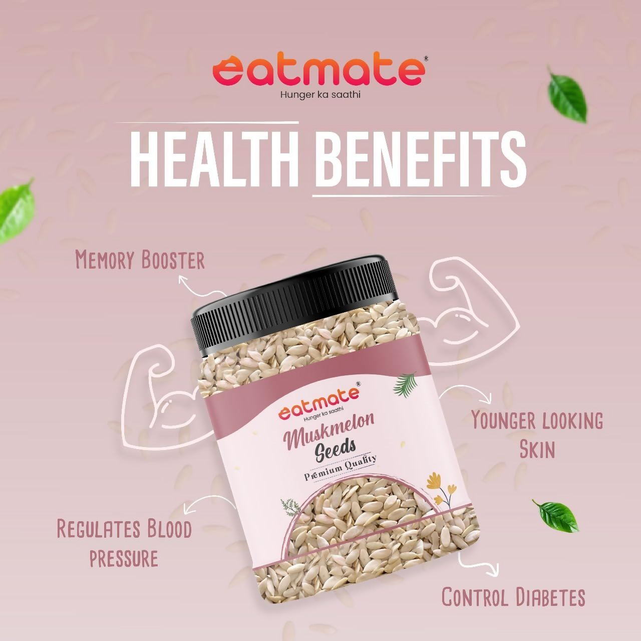 Eatmate Natural Muskmelon Seeds - Distacart
