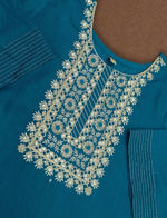 Thumbnail for Partywear Designer Firozy Rayon Slub Stitched Suit With Dupatta - Tanisha - Distacart